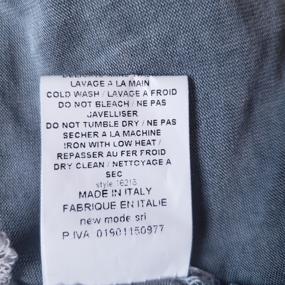 NWT 100% silk Bellambra blue cold oversized flowy dress size XS - Picture 10 of 10